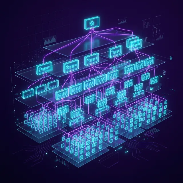 Blueprint digital dari arsitektur website